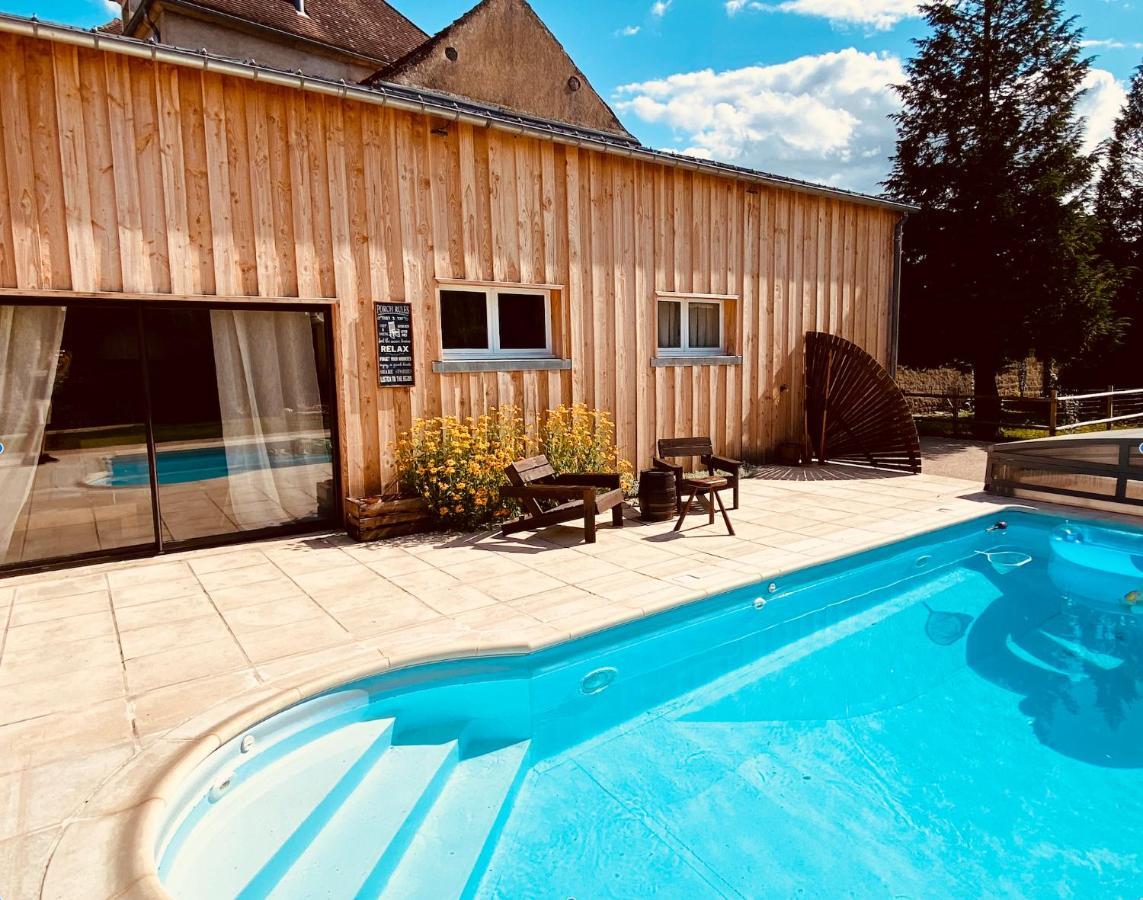 Pool House-L'Hirondelle De Sermizelles- Grand Jardin, Calme Et Nature Aux Portes Du Morvan Exterior foto