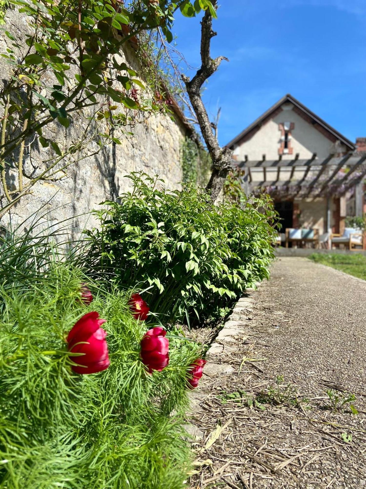 Pool House-L'Hirondelle De Sermizelles- Grand Jardin, Calme Et Nature Aux Portes Du Morvan Exterior foto